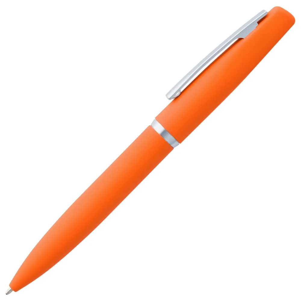 Ручка шариковая Bolt Soft Touch, оранжевая заказать онлайн с вашим дизайном на заказ в Москве и области