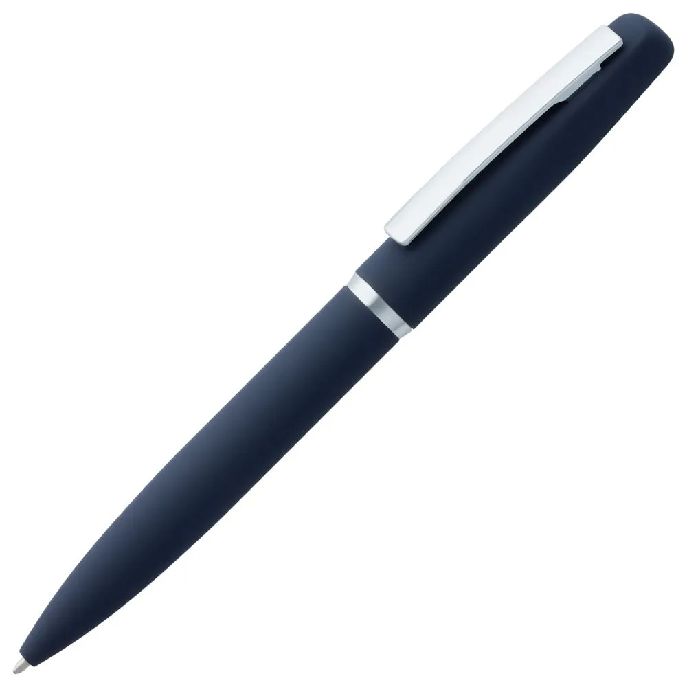 Ручка шариковая Bolt Soft Touch, синяя заказать онлайн с вашим дизайном на заказ в Москве и области