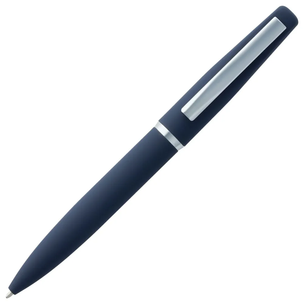 Ручка шариковая Bolt Soft Touch, синяя заказать онлайн с вашим дизайном на заказ в Москве и области