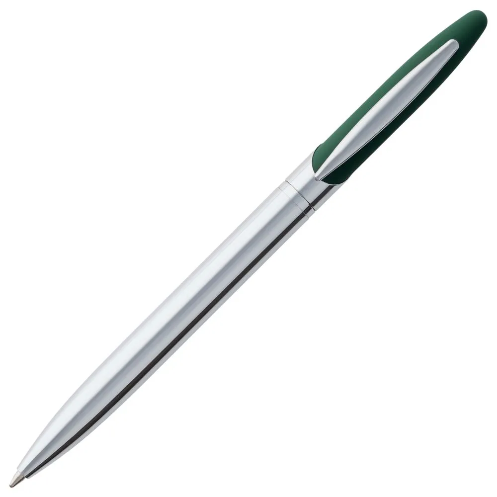 Ручка шариковая Dagger Soft Touch, зеленая заказать онлайн с вашим дизайном на заказ в Москве и области