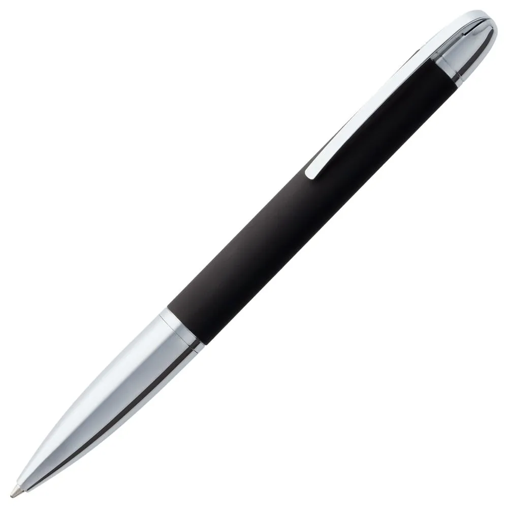 Ручка шариковая Arc Soft Touch, черная заказать онлайн с вашим дизайном на заказ в Москве и области