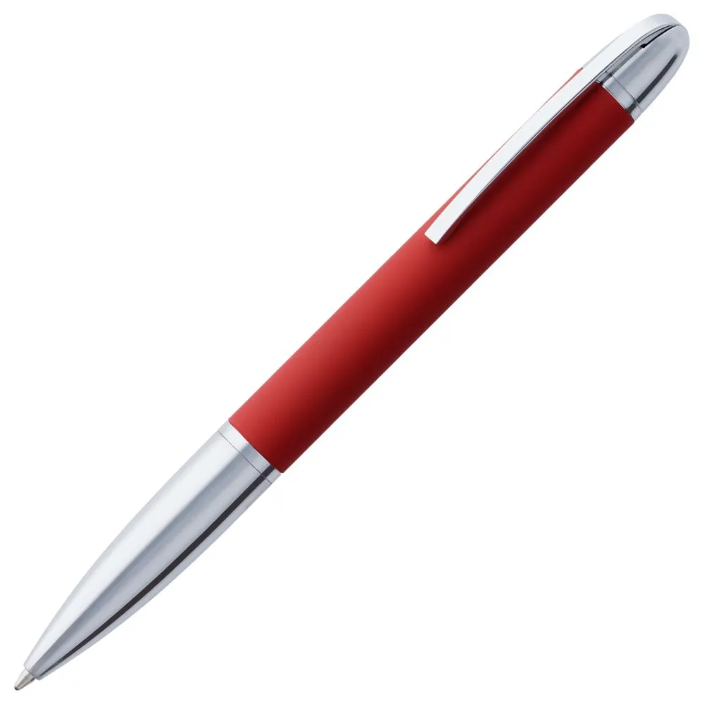 Ручка шариковая Arc Soft Touch, красная заказать онлайн с вашим дизайном на заказ в Москве и области