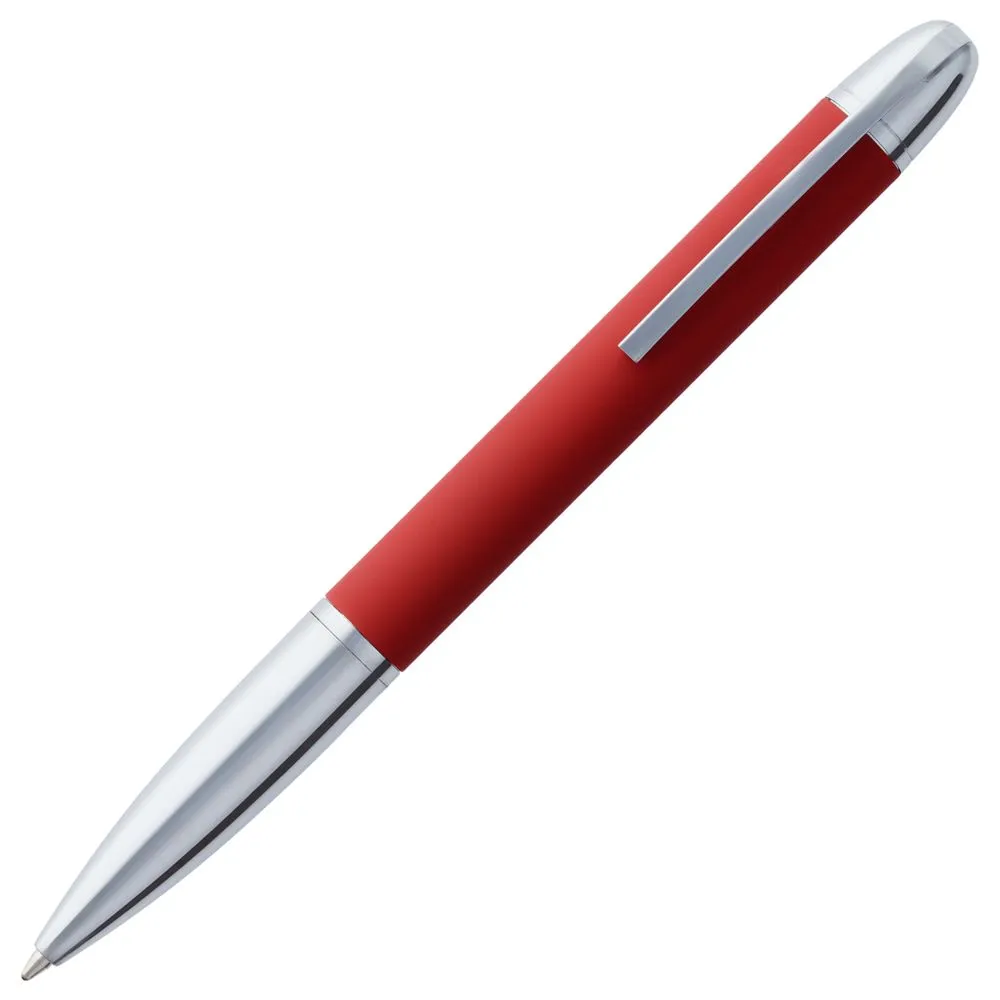 Ручка шариковая Arc Soft Touch, красная заказать онлайн с вашим дизайном на заказ в Москве и области