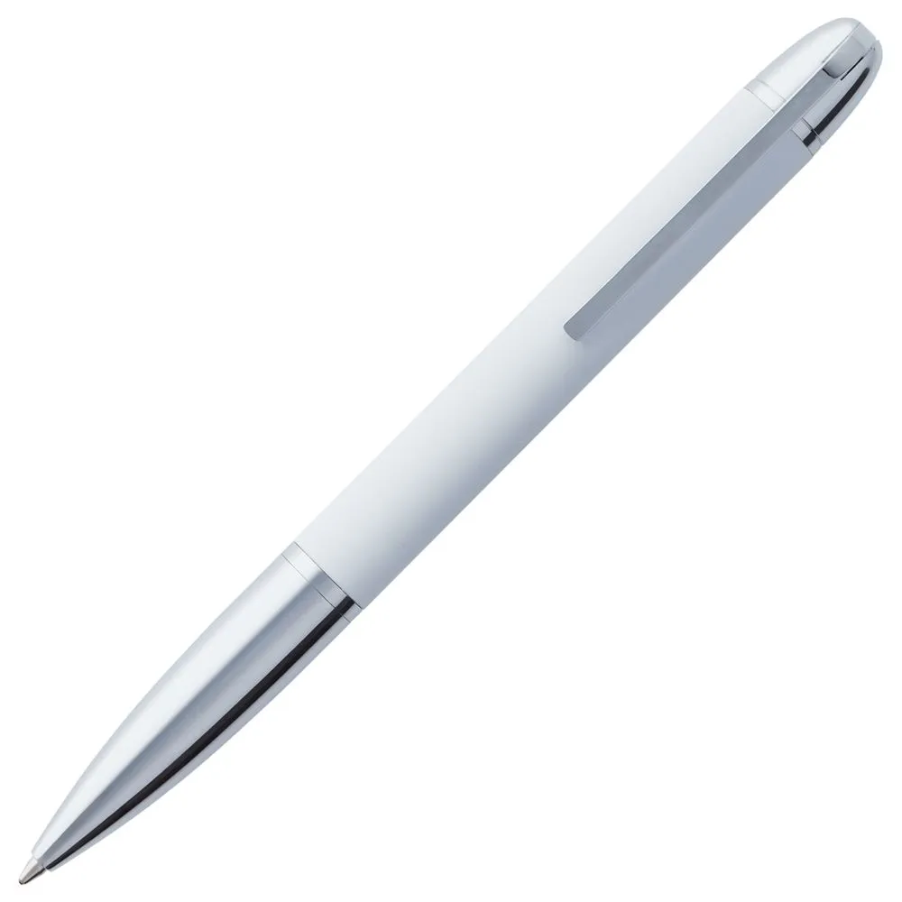 Ручка шариковая Arc Soft Touch, белая заказать онлайн с вашим дизайном на заказ в Москве и области