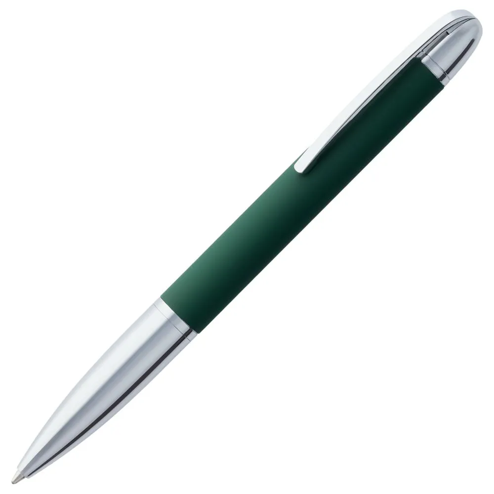 Ручка шариковая Arc Soft Touch, зеленая заказать онлайн с вашим дизайном на заказ в Москве и области
