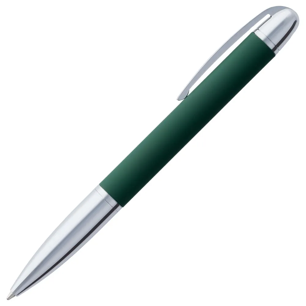 Ручка шариковая Arc Soft Touch, зеленая заказать онлайн с вашим дизайном на заказ в Москве и области