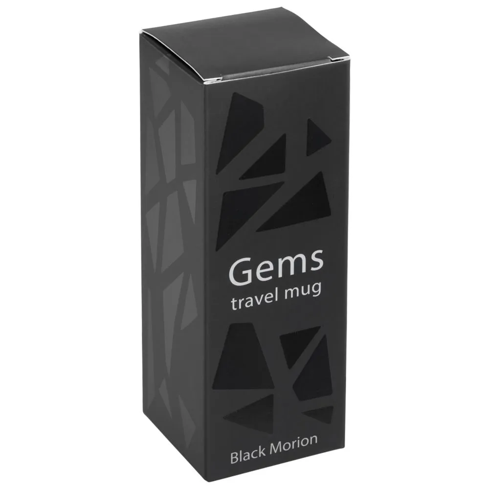 Термостакан Gems Black Morion, черный морион заказать онлайн с вашим дизайном на заказ в Москве и области