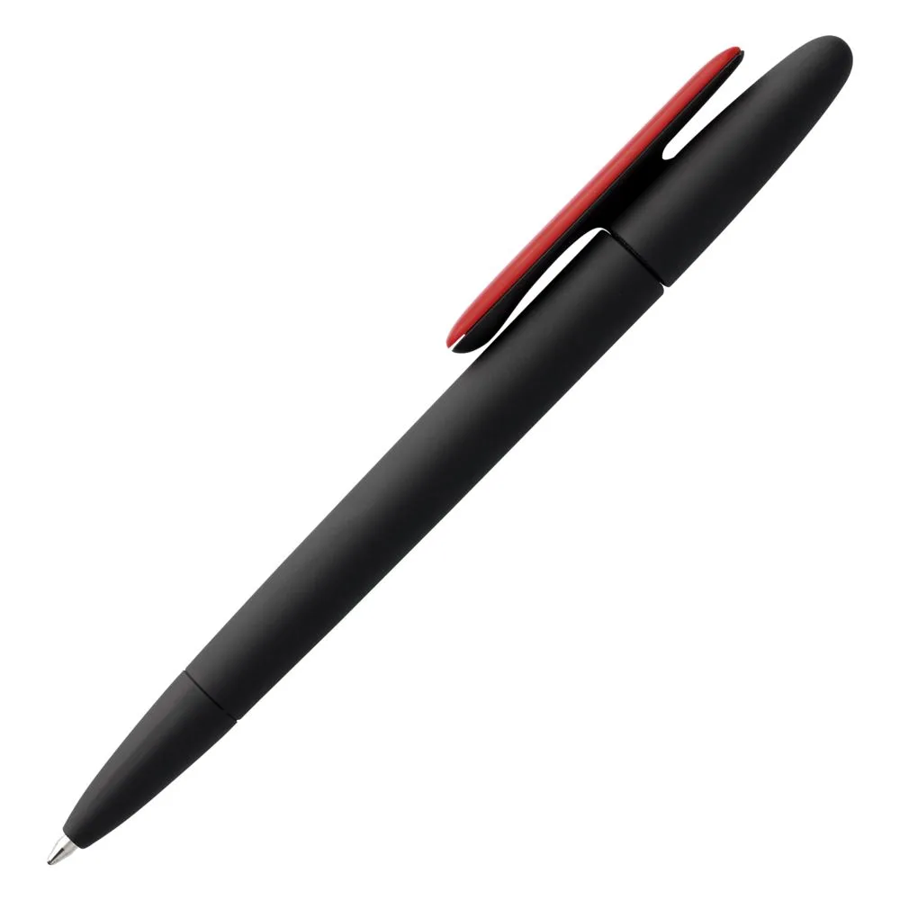 Ручка шариковая Prodir DS5 TRR-P Soft Touch, черная с красным заказать онлайн с вашим дизайном на заказ в Москве и области