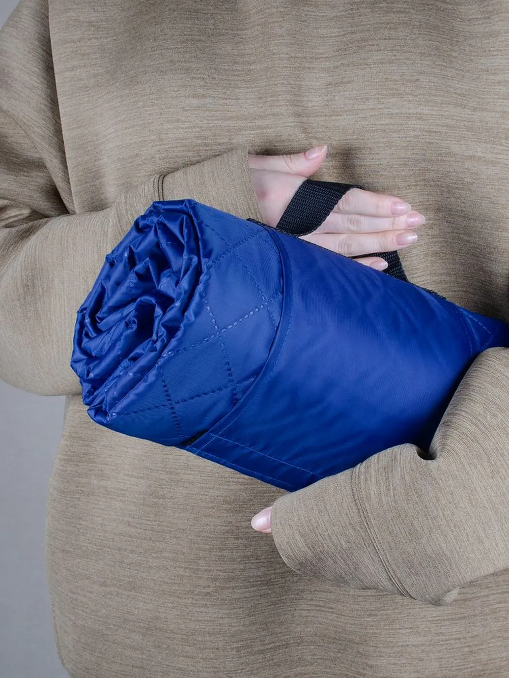 Плед для пикника Comfy, ярко-синий заказать онлайн с вашим дизайном на заказ в Москве и области