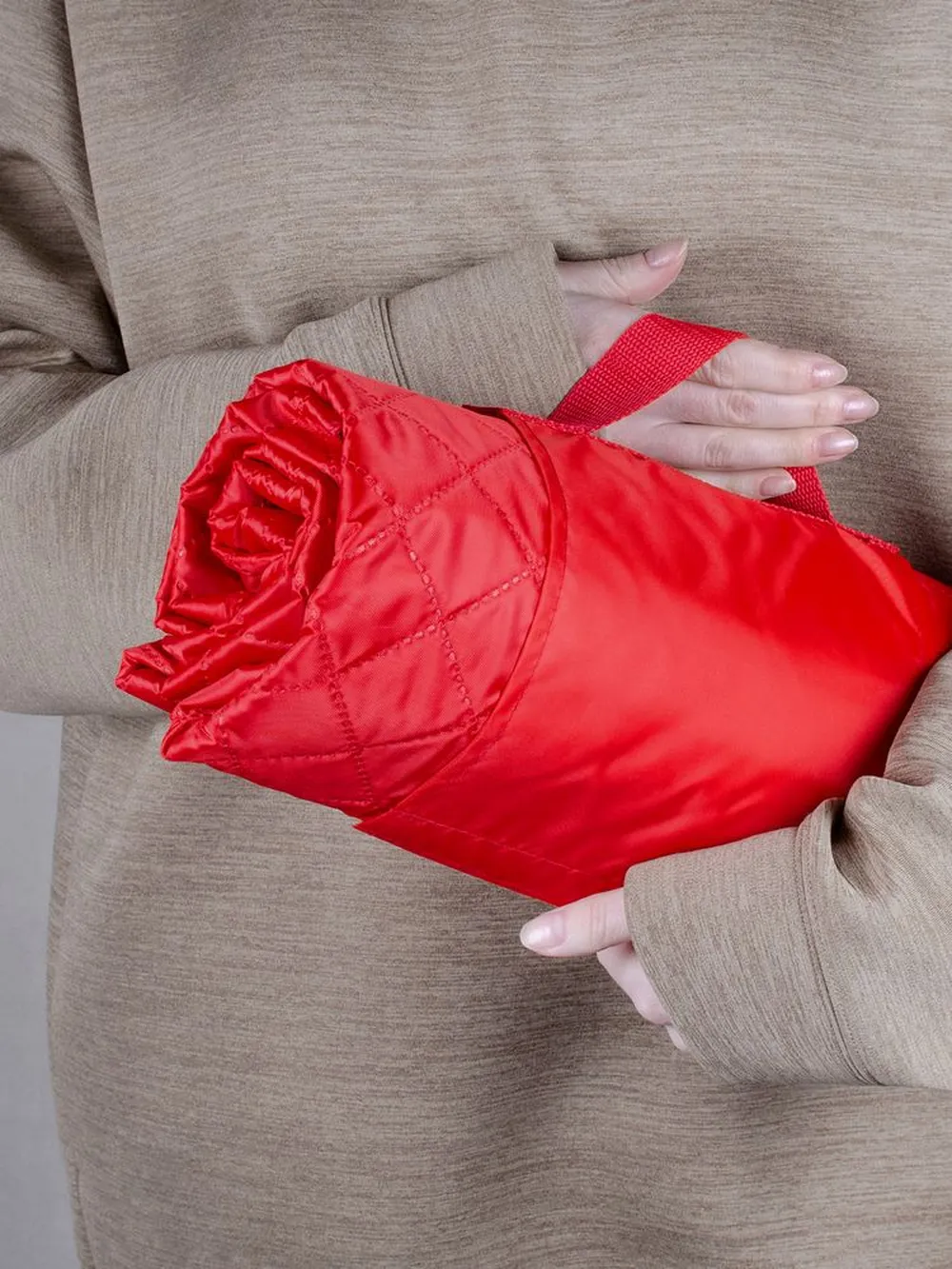 Плед для пикника Comfy, красный заказать онлайн с вашим дизайном на заказ в Москве и области