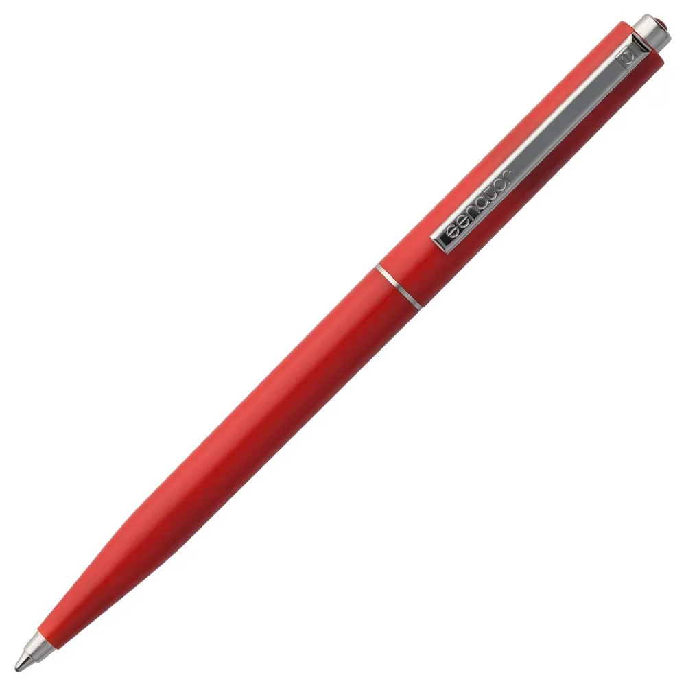 Ручка шариковая Senator Point, ver.2, красная заказать онлайн с вашим дизайном на заказ в Москве и области