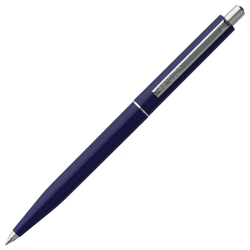 Ручка шариковая Senator Point, ver.2, темно-синяя заказать онлайн с вашим дизайном на заказ в Москве и области