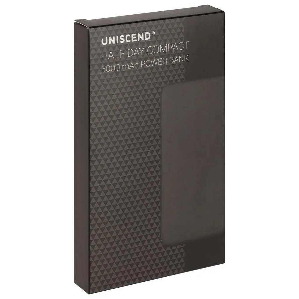 Внешний аккумулятор Uniscend Half Day Compact 5000 мAч, белый заказать онлайн с вашим дизайном на заказ в Москве и области