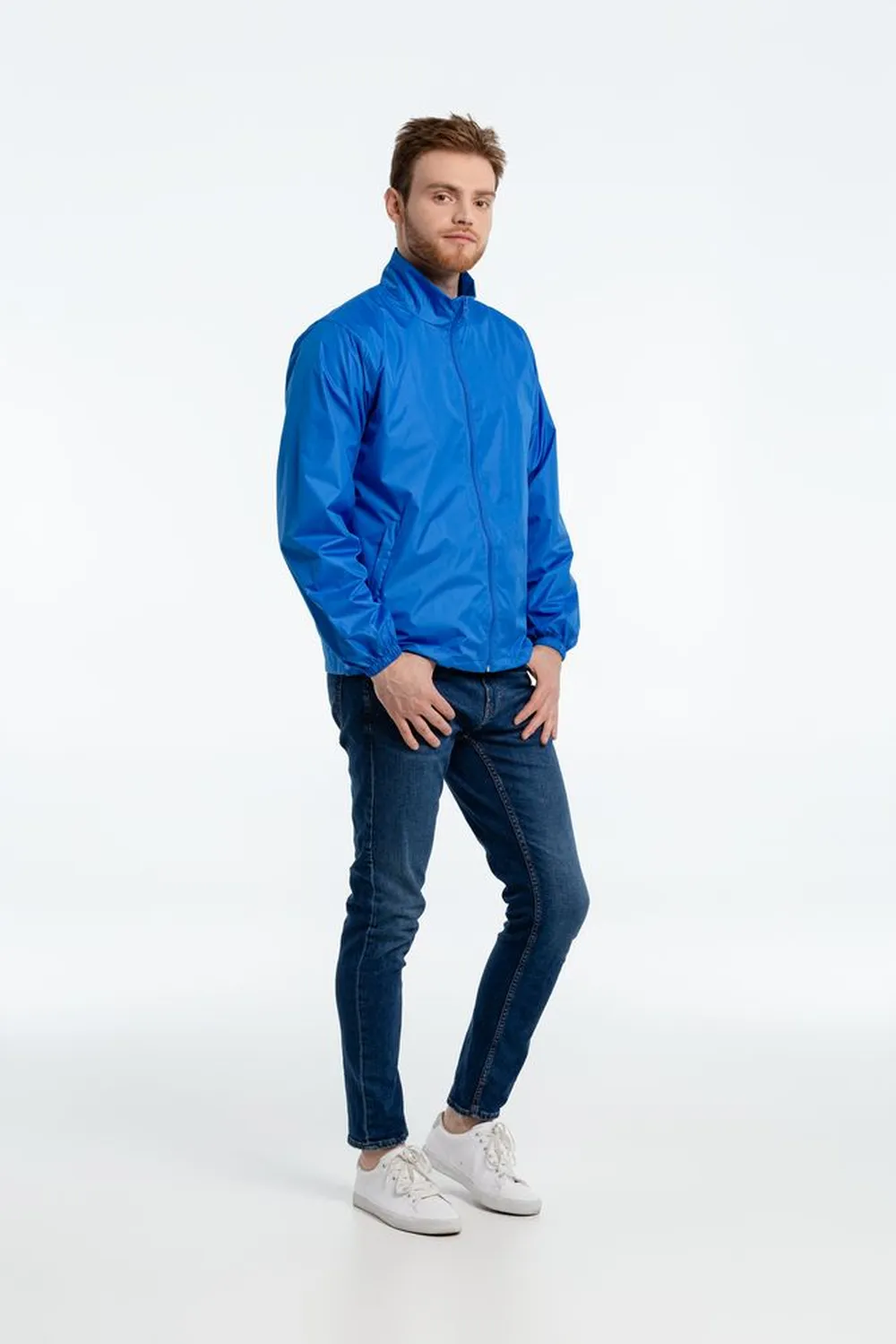 Ветровка Kivach синяя, размер XS заказать онлайн с вашим дизайном на заказ в Москве и области