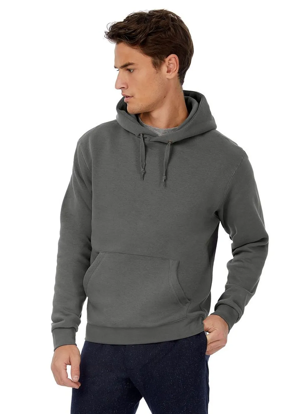 Толстовка Hooded ярко-синяя, размер XXL заказать онлайн с вашим дизайном на заказ в Москве и области
