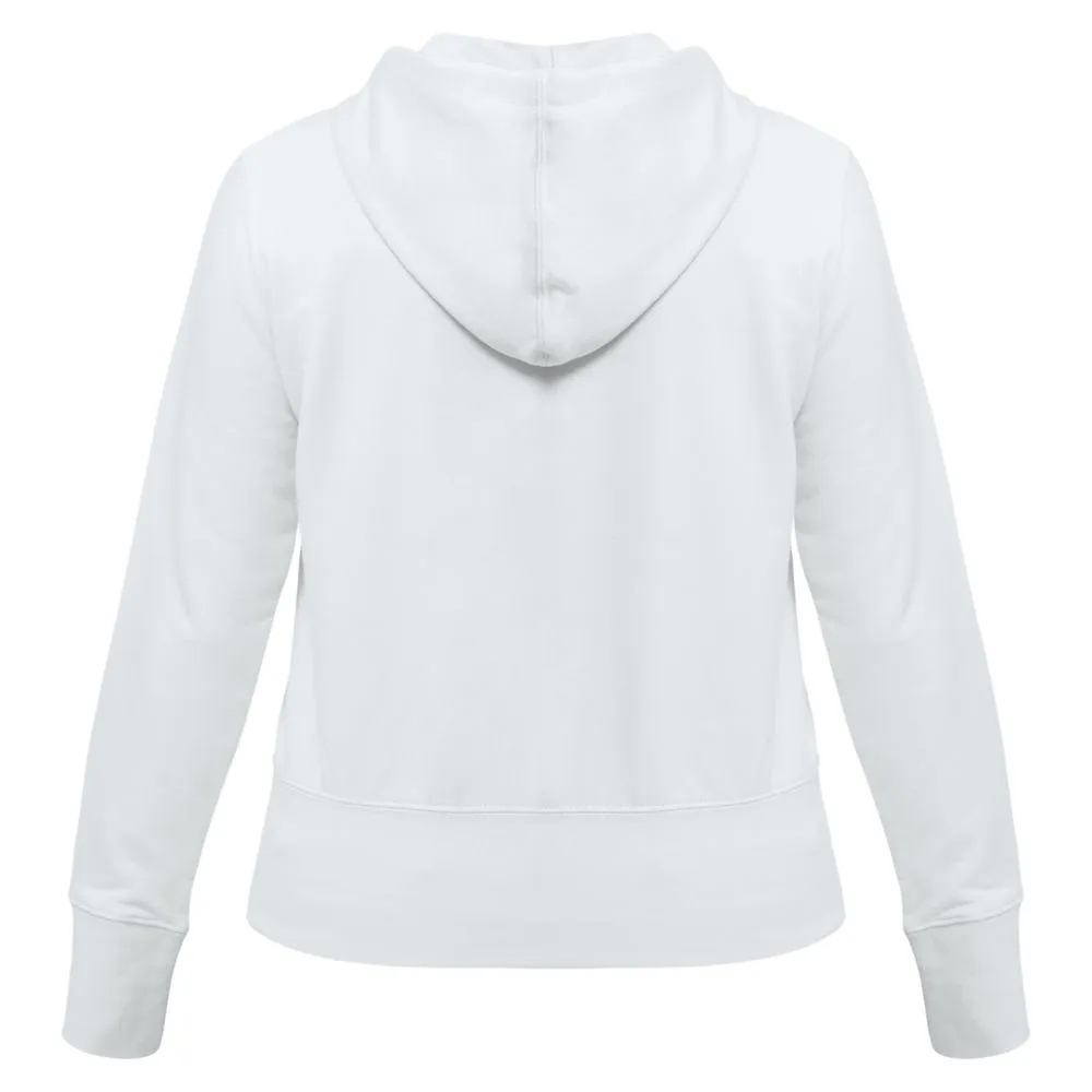 Толстовка женская Hooded Full Zip белая, размер L заказать онлайн с вашим дизайном на заказ в Москве и области