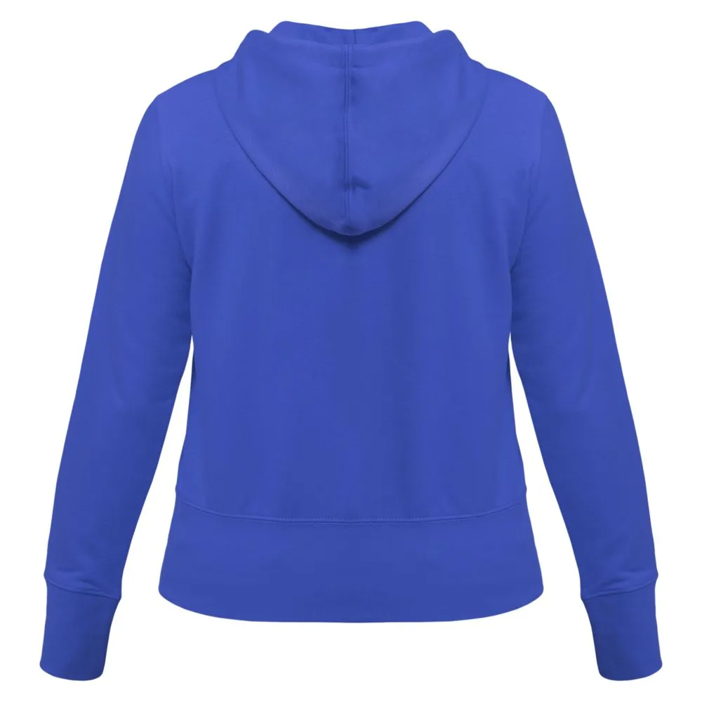 Толстовка женская Hooded Full Zip ярко-синяя, размер L заказать онлайн с вашим дизайном на заказ в Москве и области