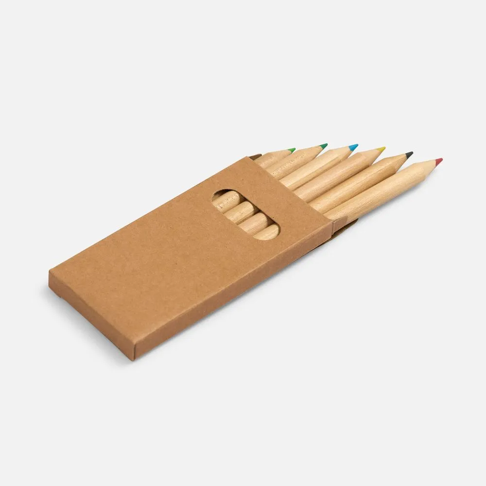 Набор цветных карандашей Pencilvania Mini, крафт заказать онлайн с вашим дизайном на заказ в Москве и области
