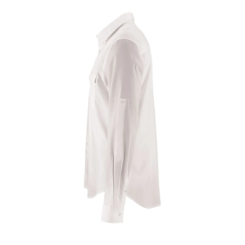 Рубашка мужская Burma Men белая, размер S заказать онлайн с вашим дизайном на заказ в Москве и области