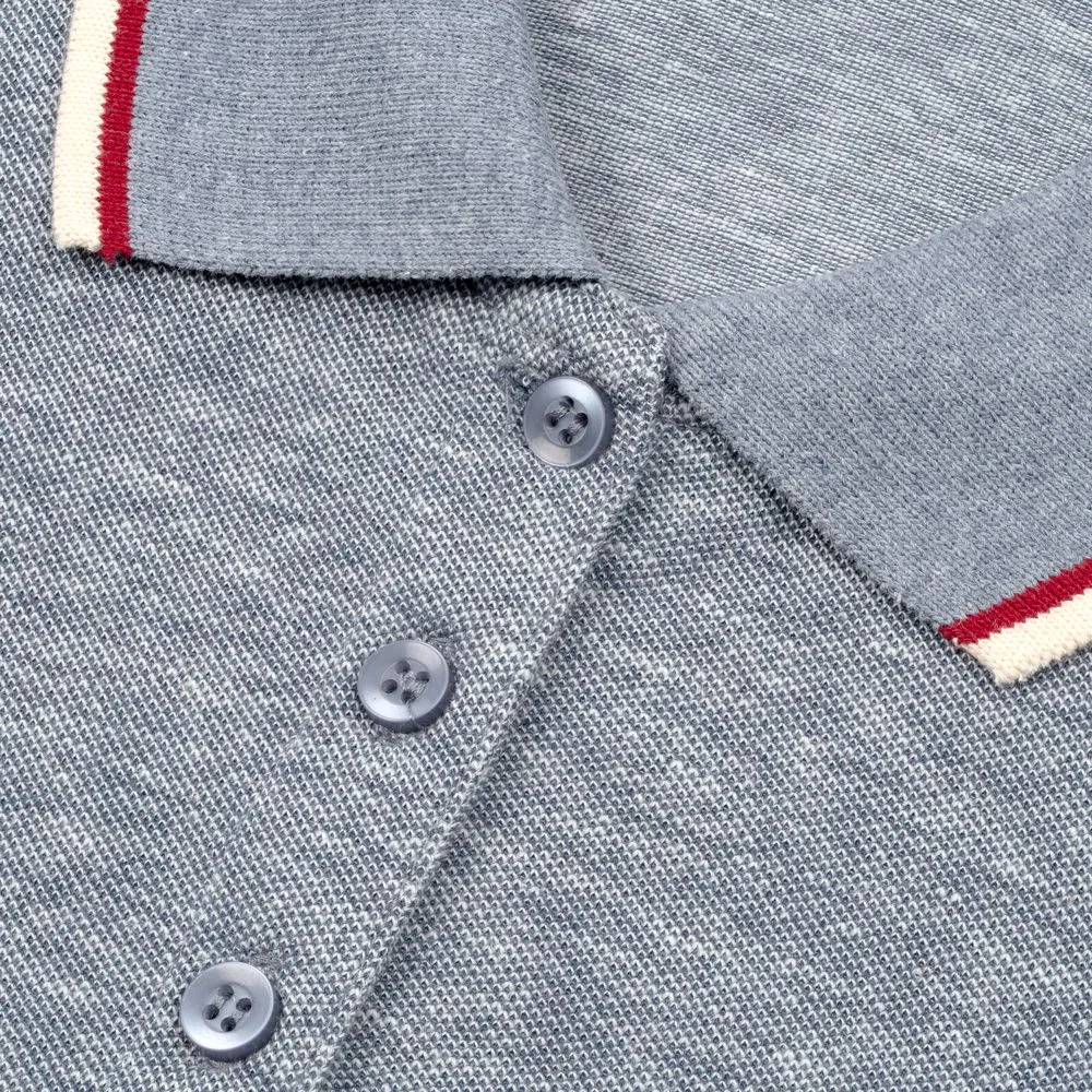 Рубашка поло мужская Paname Men голубой меланж, размер 3XL заказать онлайн с вашим дизайном на заказ в Москве и области