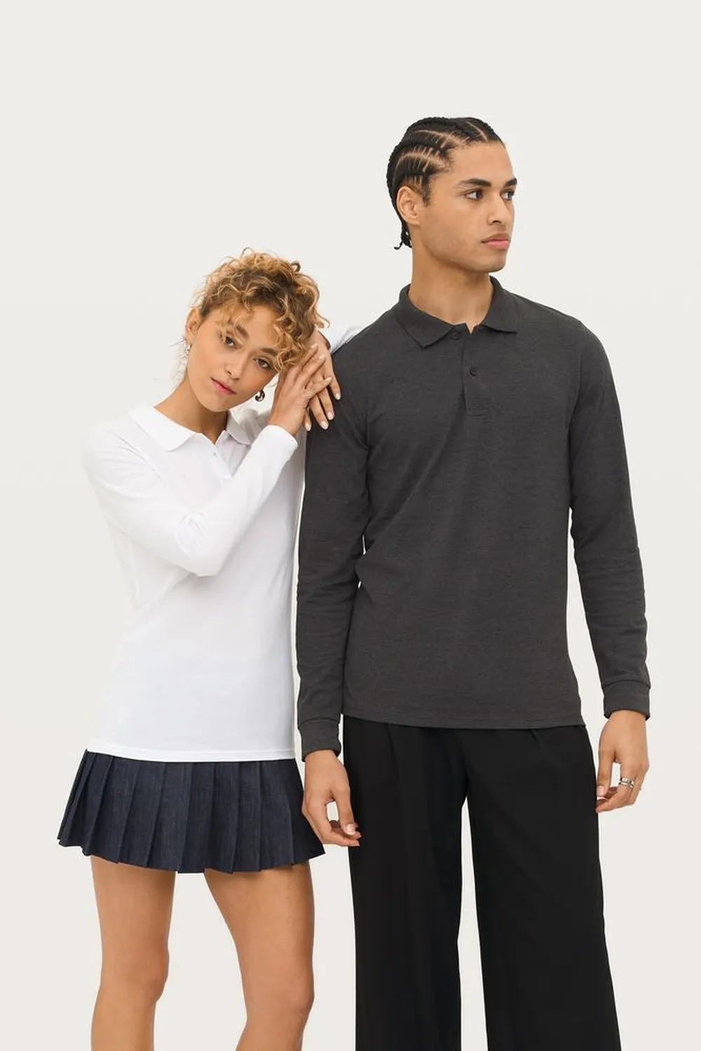 Рубашка поло женская с длинным рукавом Perfect LSL Women, ярко-синяя заказать онлайн с вашим дизайном на заказ в Москве и области