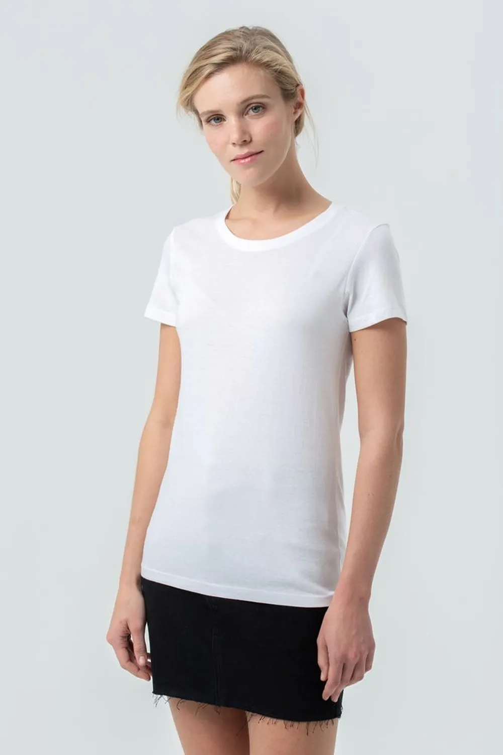 Футболка женская Regent Fit Women, белая заказать онлайн с вашим дизайном на заказ в Москве и области