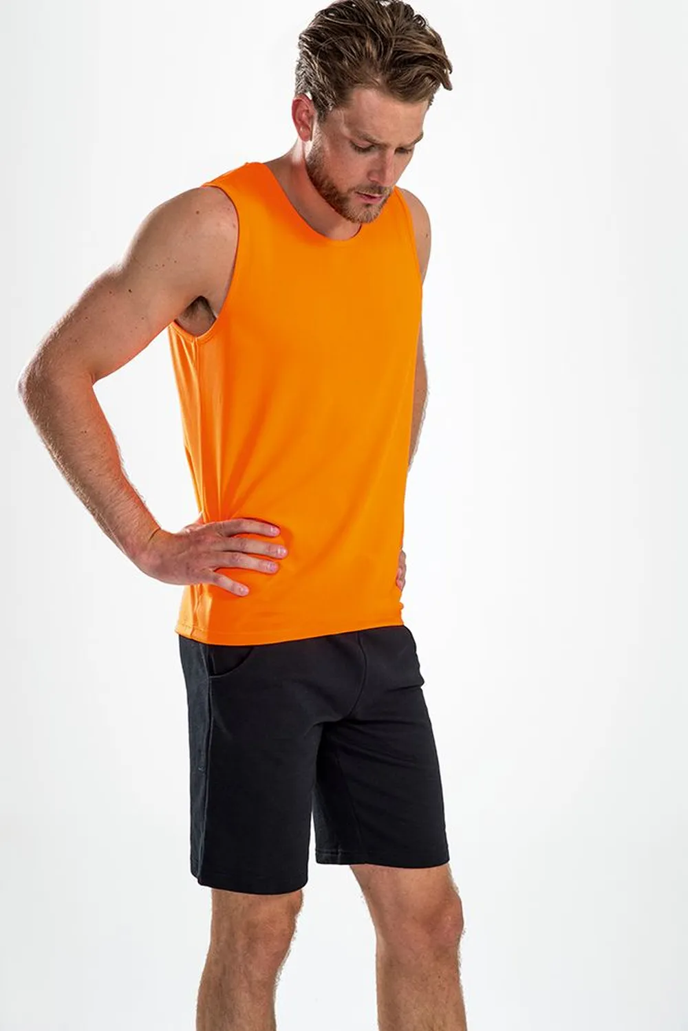 Майка мужская Sporty TT Men красная, размер XXL заказать онлайн с вашим дизайном на заказ в Москве и области