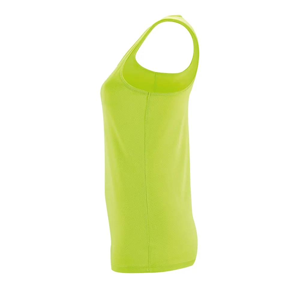 Майка женская Sporty TT Women зеленое яблоко, размер S заказать онлайн с вашим дизайном на заказ в Москве и области