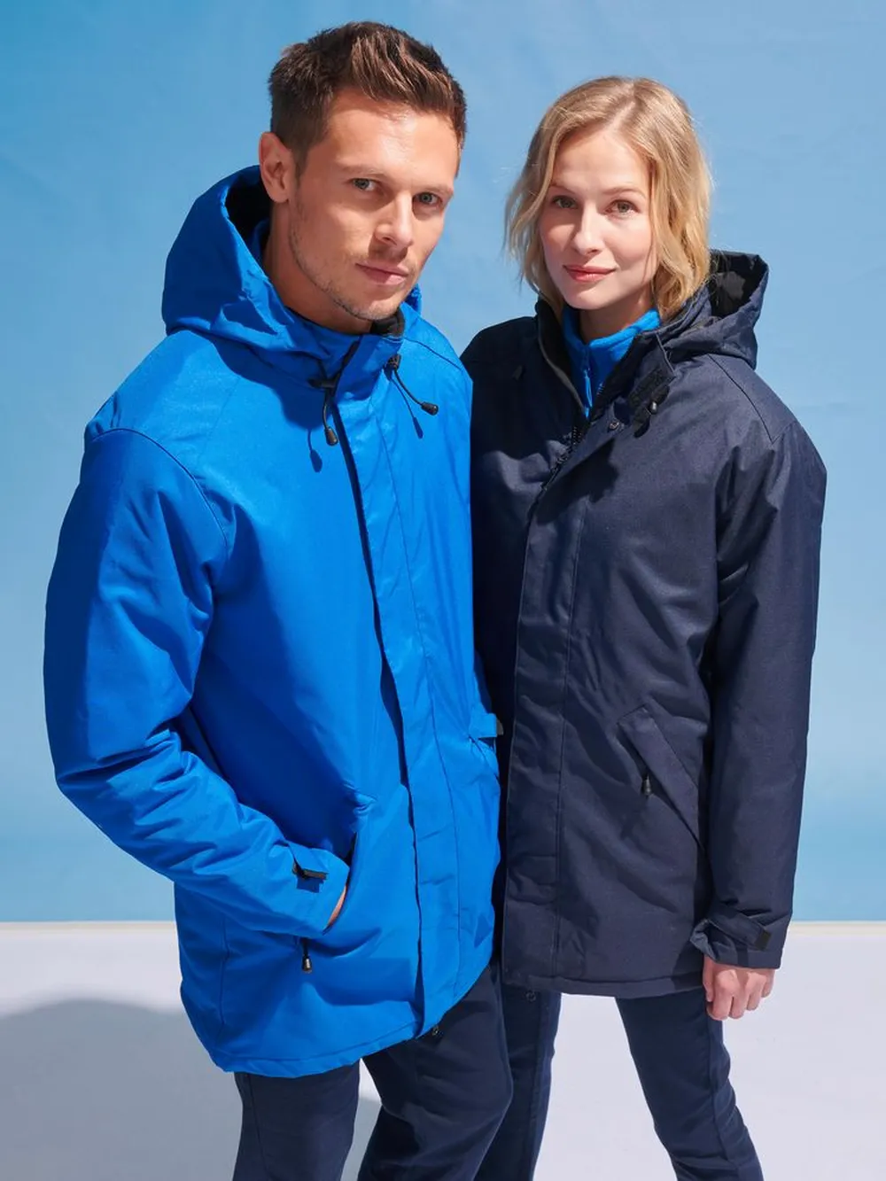 Куртка на стеганой подкладке Robyn темно-синяя, размер S заказать онлайн с вашим дизайном на заказ в Москве и области