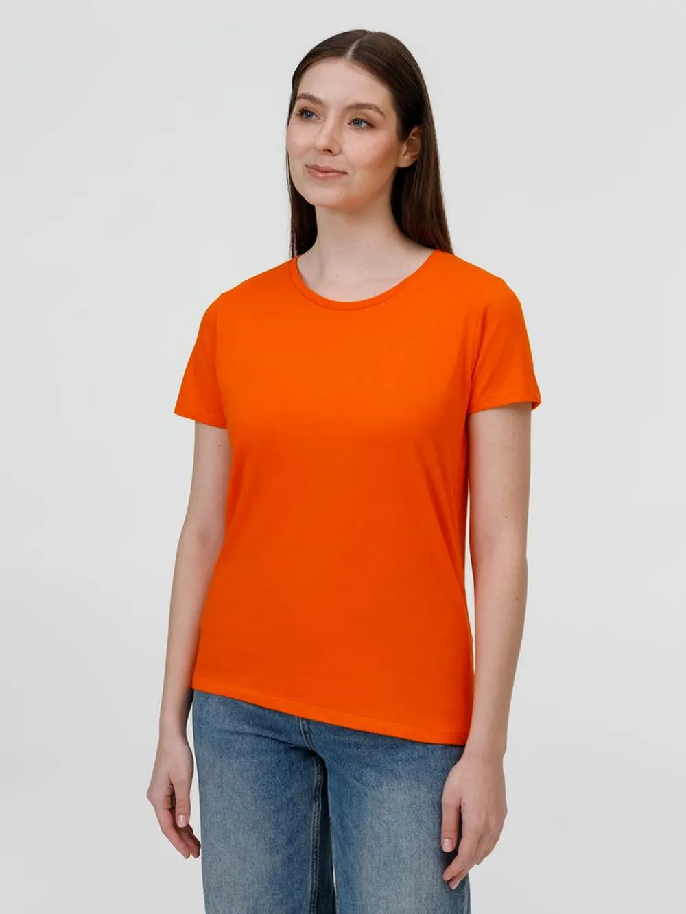 Футболка E190 женская красная, размер XL заказать онлайн с вашим дизайном на заказ в Москве и области