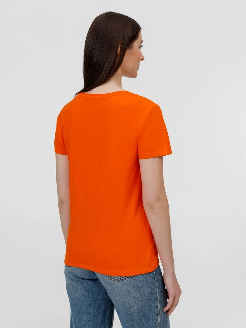 Футболка E190 женская красная, размер XL заказать онлайн с вашим дизайном на заказ в Москве и области