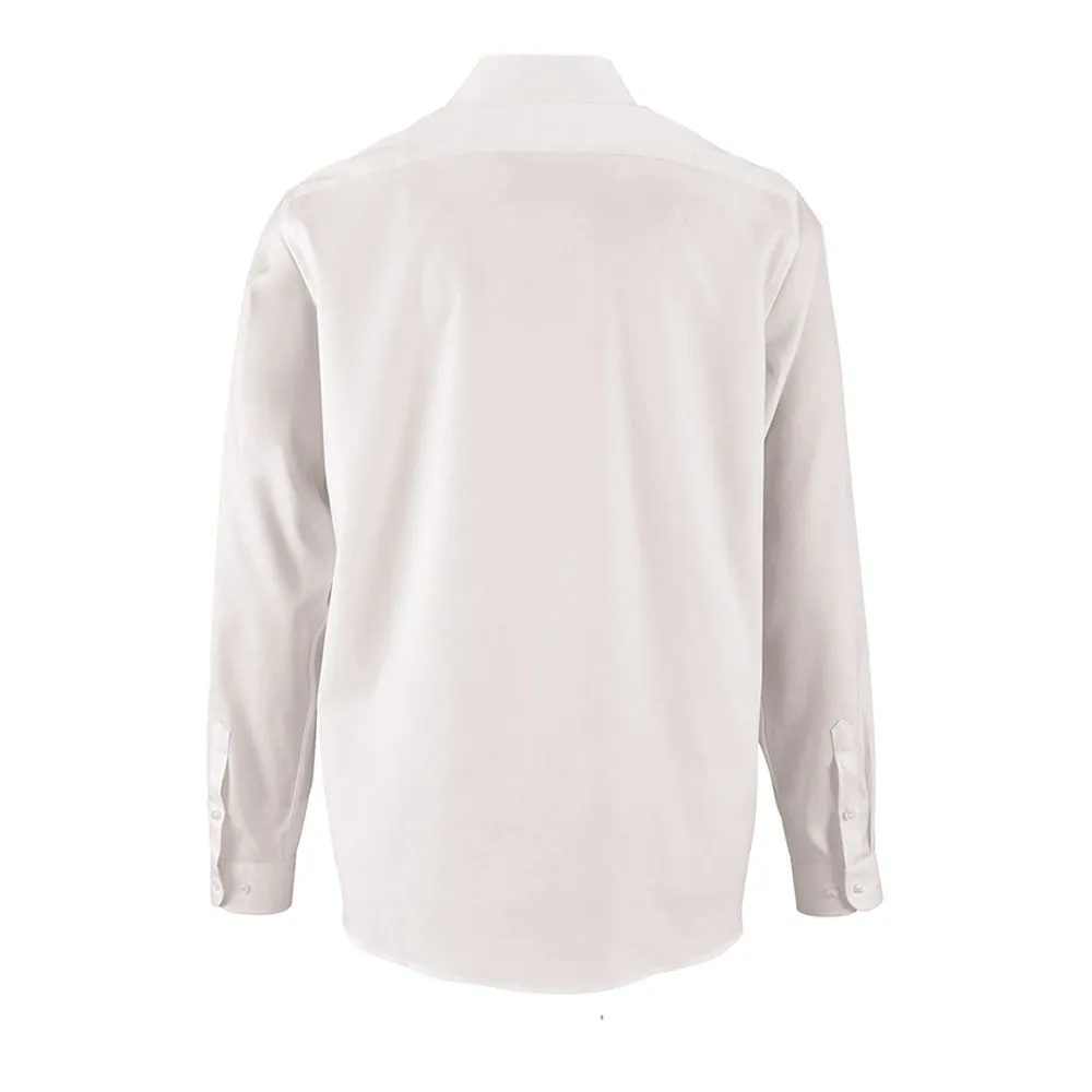 Рубашка мужская Brody Men белая, размер XL заказать онлайн с вашим дизайном на заказ в Москве и области