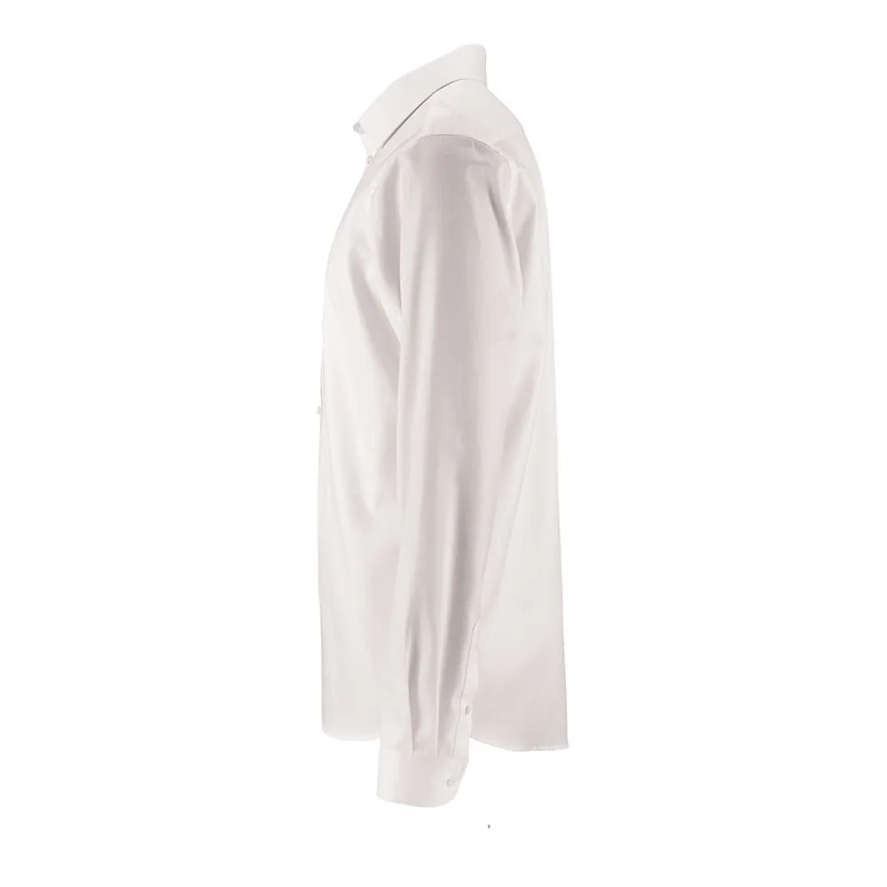 Рубашка мужская Brody Men белая, размер 3XL заказать онлайн с вашим дизайном на заказ в Москве и области