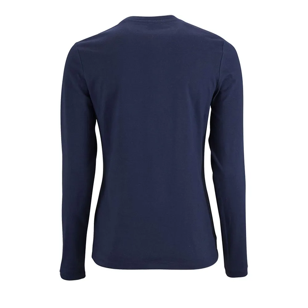 Футболка с длинным рукавом Imperial LSL Women, темно-синяя (кобальт) заказать онлайн с вашим дизайном на заказ в Москве и области