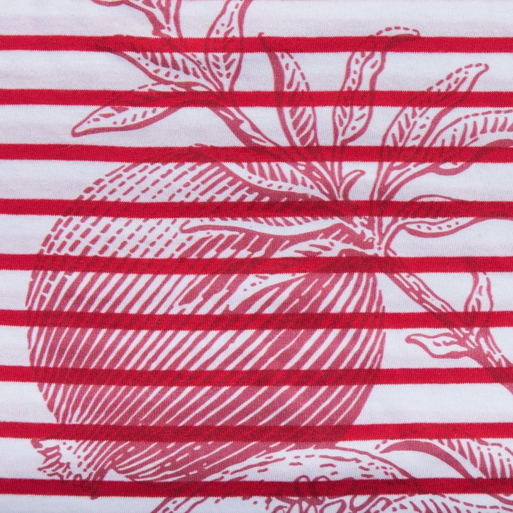 Футболка женская Grand Granat, белая с красным, размер L заказать онлайн с вашим дизайном на заказ в Москве и области