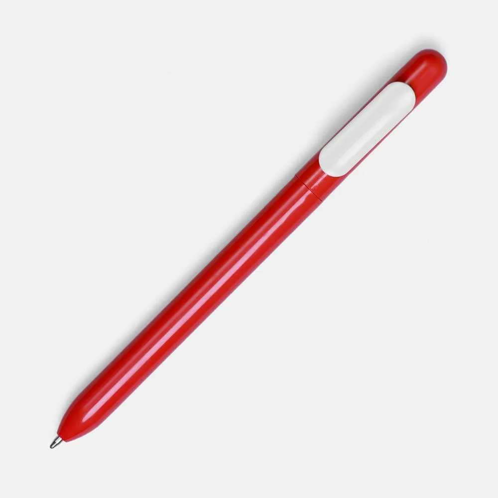 Ручка шариковая Swiper, красная с белым заказать онлайн с вашим дизайном на заказ в Москве и области