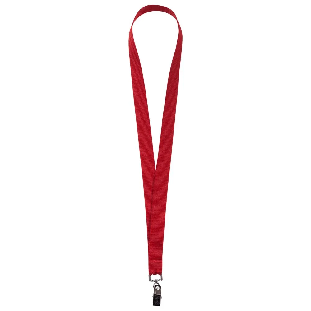 Лента для бейджа Neckband, красная заказать онлайн с вашим дизайном на заказ в Москве и области