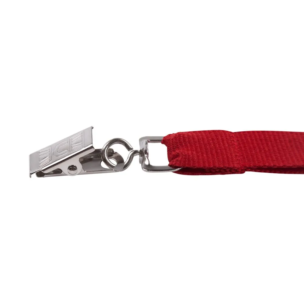 Лента для бейджа Neckband, красная заказать онлайн с вашим дизайном на заказ в Москве и области
