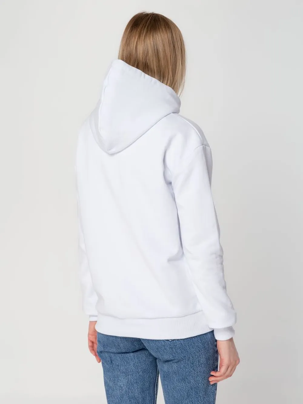 Толстовка с капюшоном Unit Kirenga Heavy белая, размер 3XL заказать онлайн с вашим дизайном на заказ в Москве и области