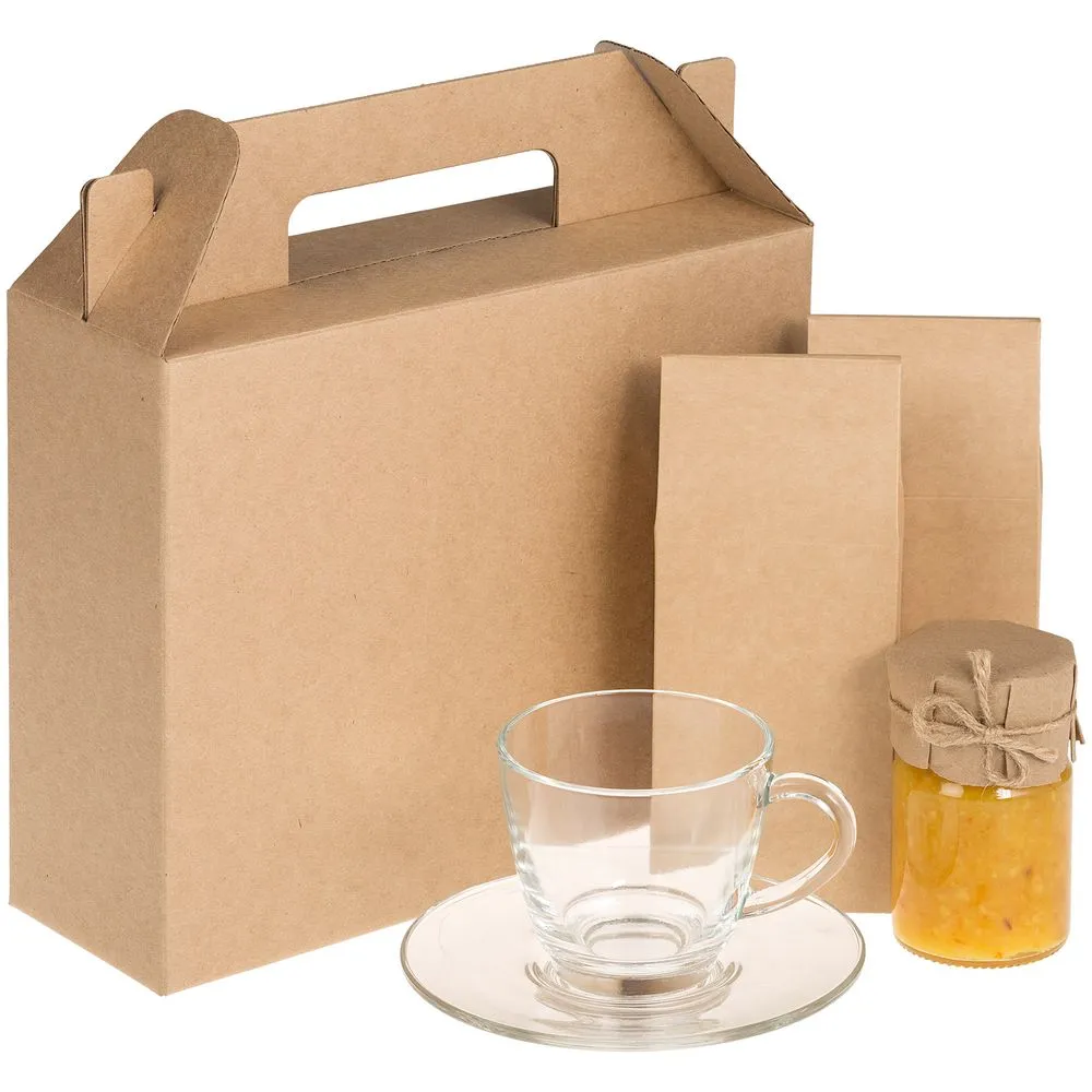 Коробка In Case M, крафт заказать онлайн с вашим дизайном на заказ в Москве и области