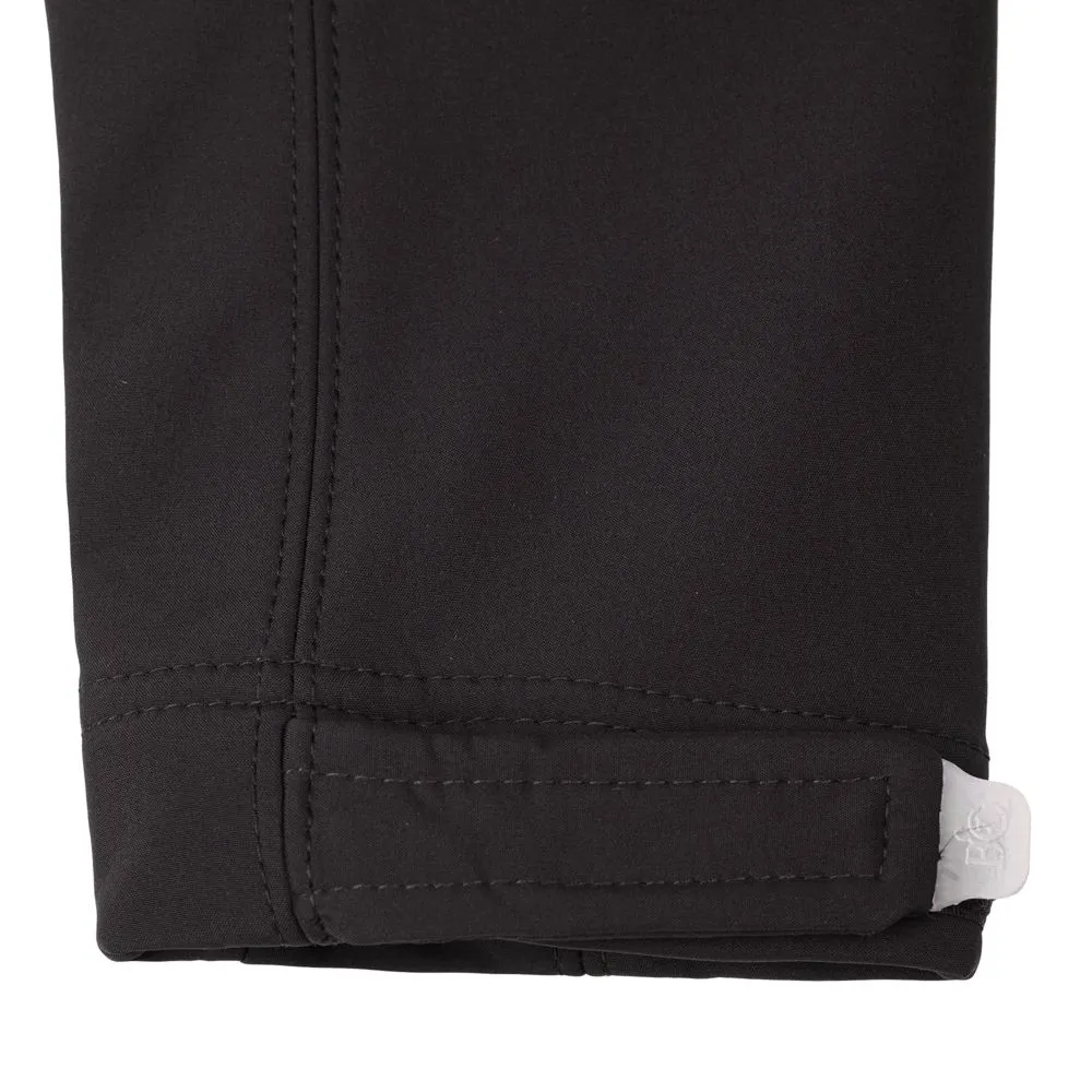 Куртка мужская Hooded Softshell черная заказать онлайн с вашим дизайном на заказ в Москве и области