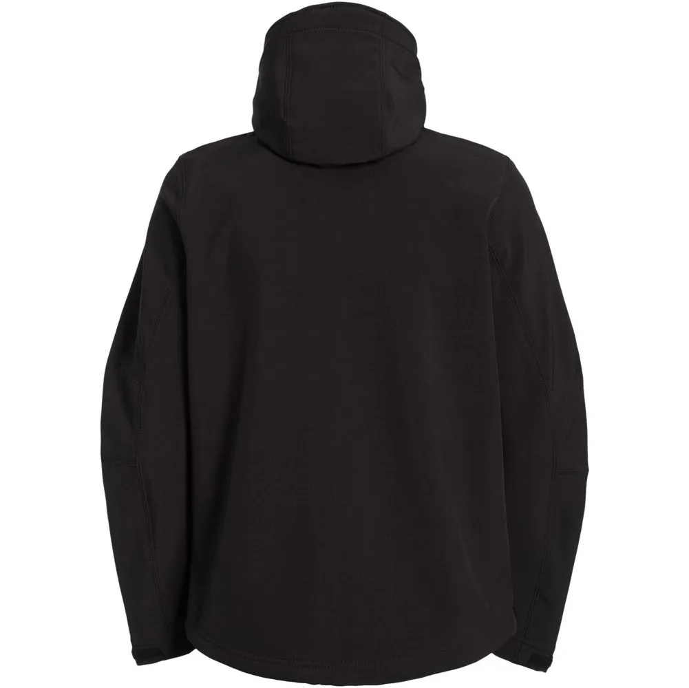 Куртка мужская Hooded Softshell черная, размер M заказать онлайн с вашим дизайном на заказ в Москве и области