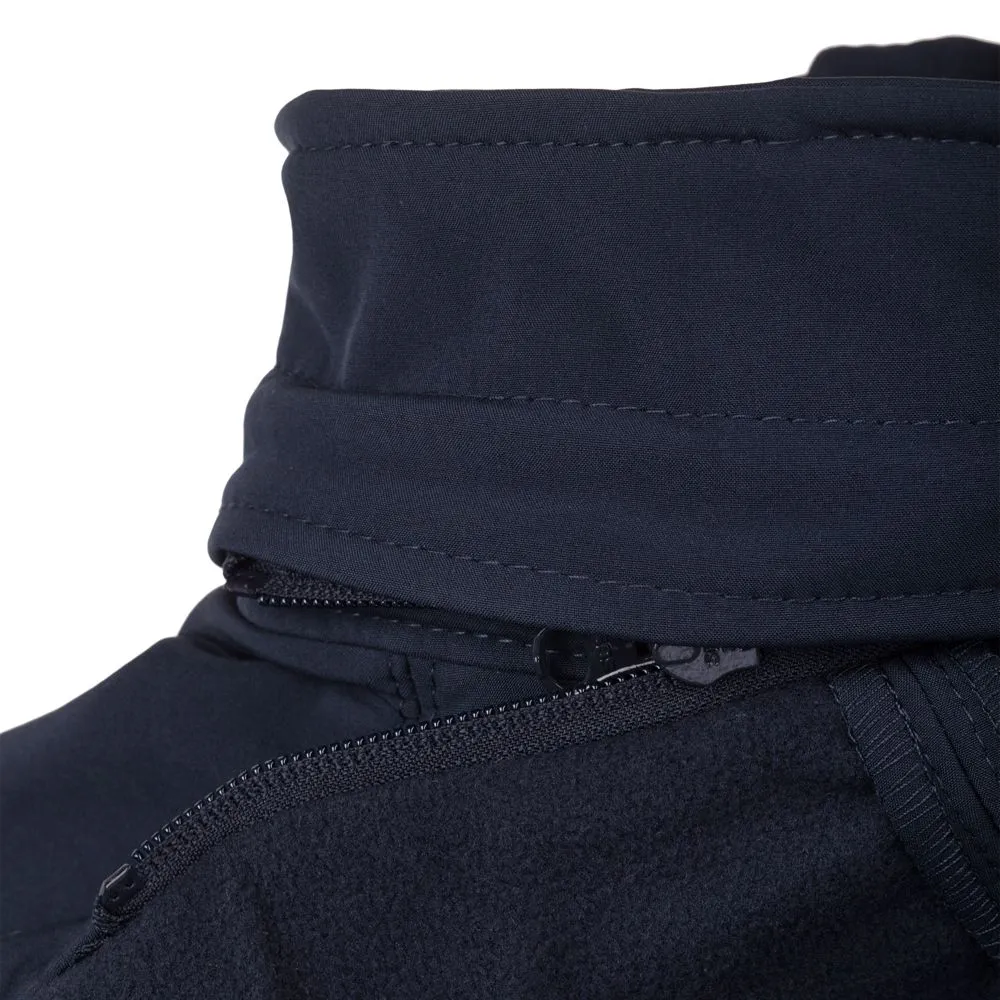Куртка мужская Hooded Softshell темно-синяя, размер M заказать онлайн с вашим дизайном на заказ в Москве и области