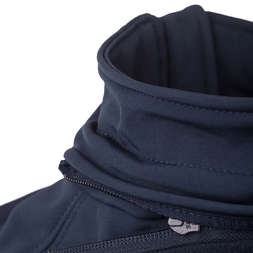 Куртка женская Hooded Softshell темно-синяя, размер XL заказать онлайн с вашим дизайном на заказ в Москве и области