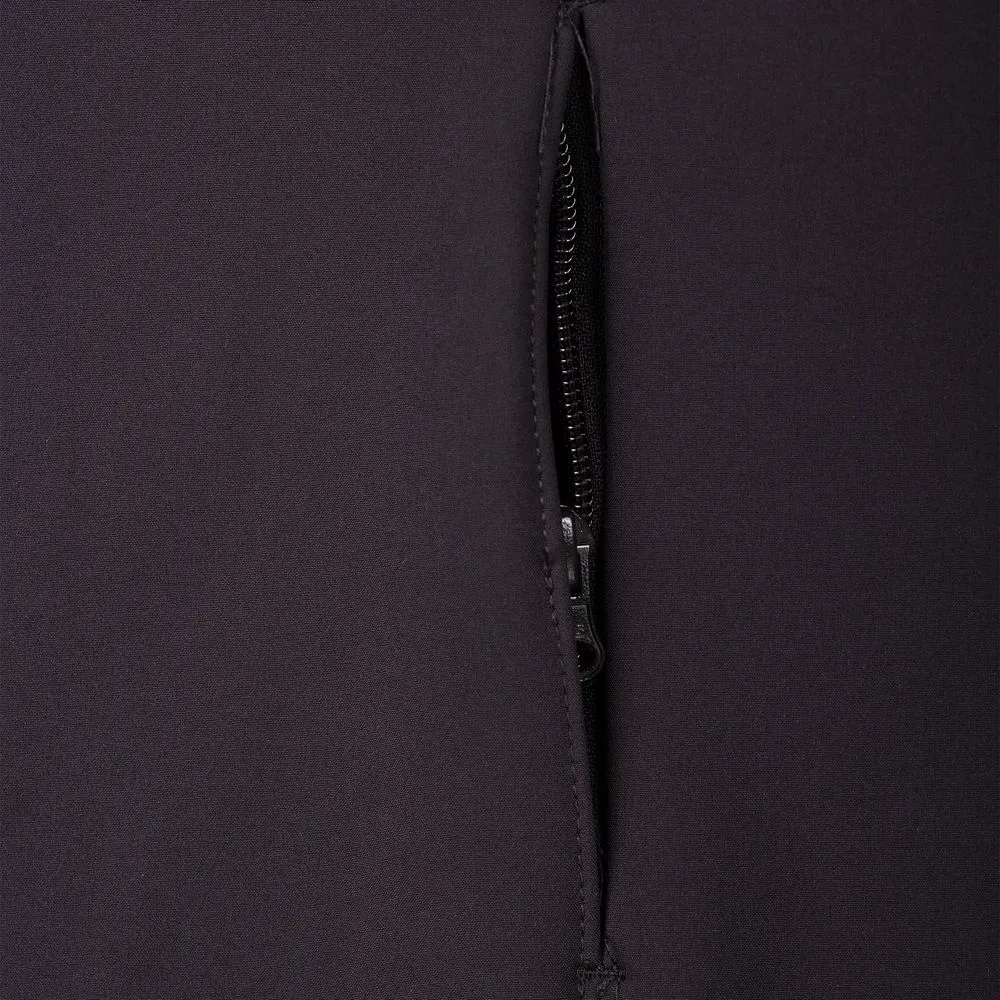 Куртка женская Hooded Softshell черная заказать онлайн с вашим дизайном на заказ в Москве и области