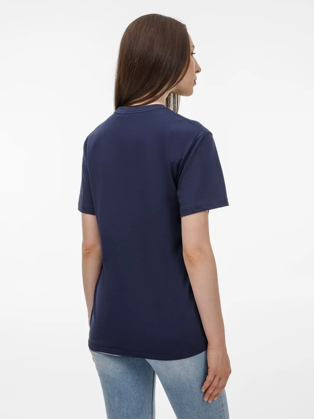 Футболка унисекс T-Bolka 180, темно-синяя, размер L заказать онлайн с вашим дизайном на заказ в Москве и области