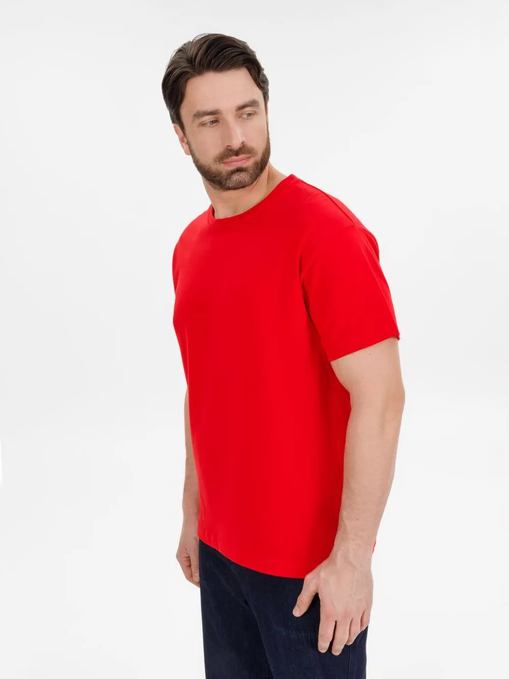 Футболка T-Bolka 180 красная, размер XXL заказать онлайн с вашим дизайном на заказ в Москве и области