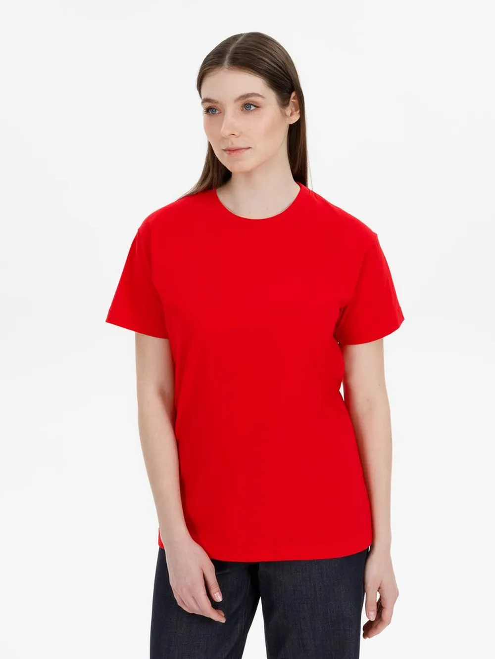 Футболка T-Bolka 180 красная, размер XXL заказать онлайн с вашим дизайном на заказ в Москве и области