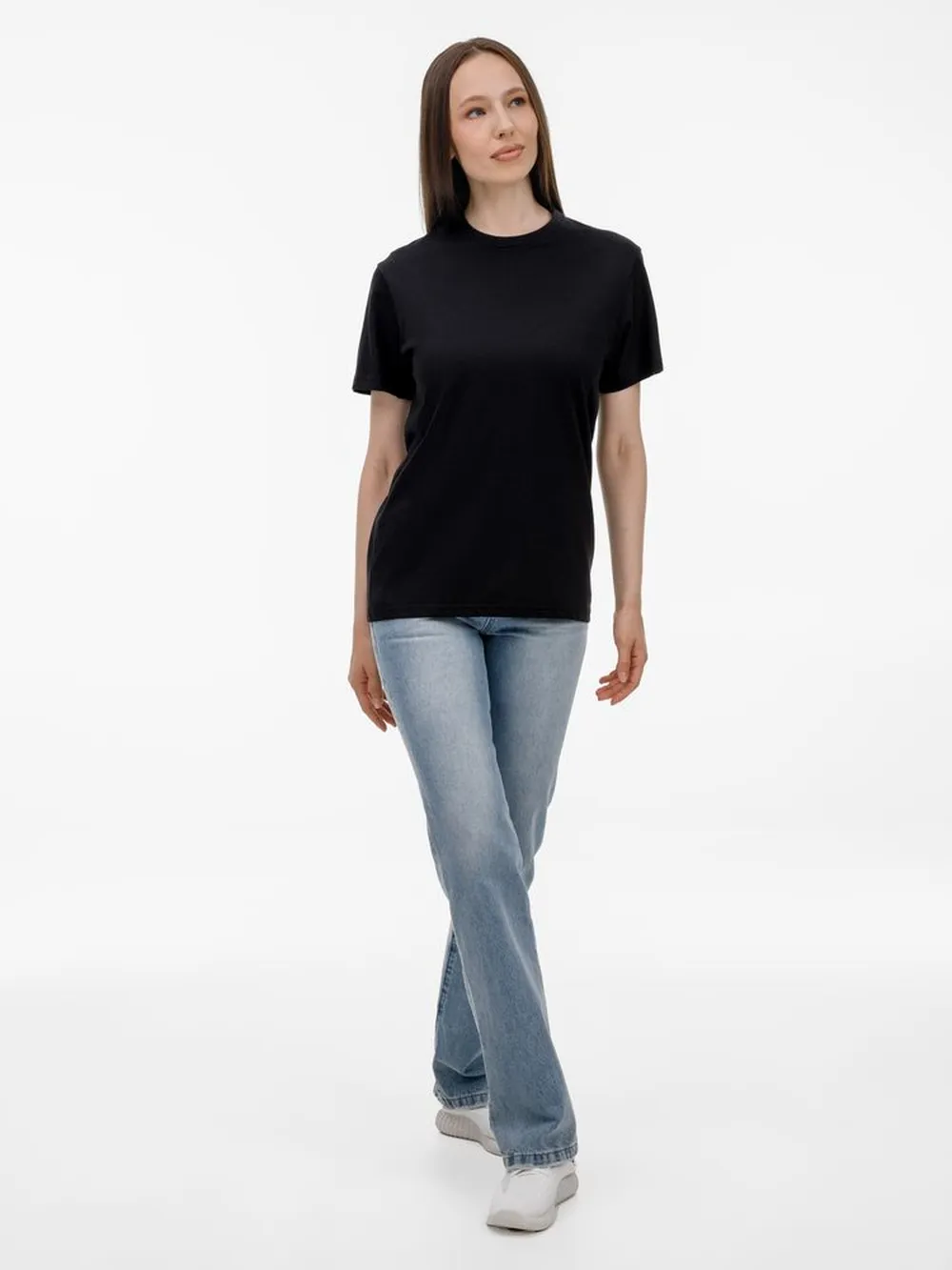 Футболка унисекс T-Bolka 180, черная, размер XXL заказать онлайн с вашим дизайном на заказ в Москве и области