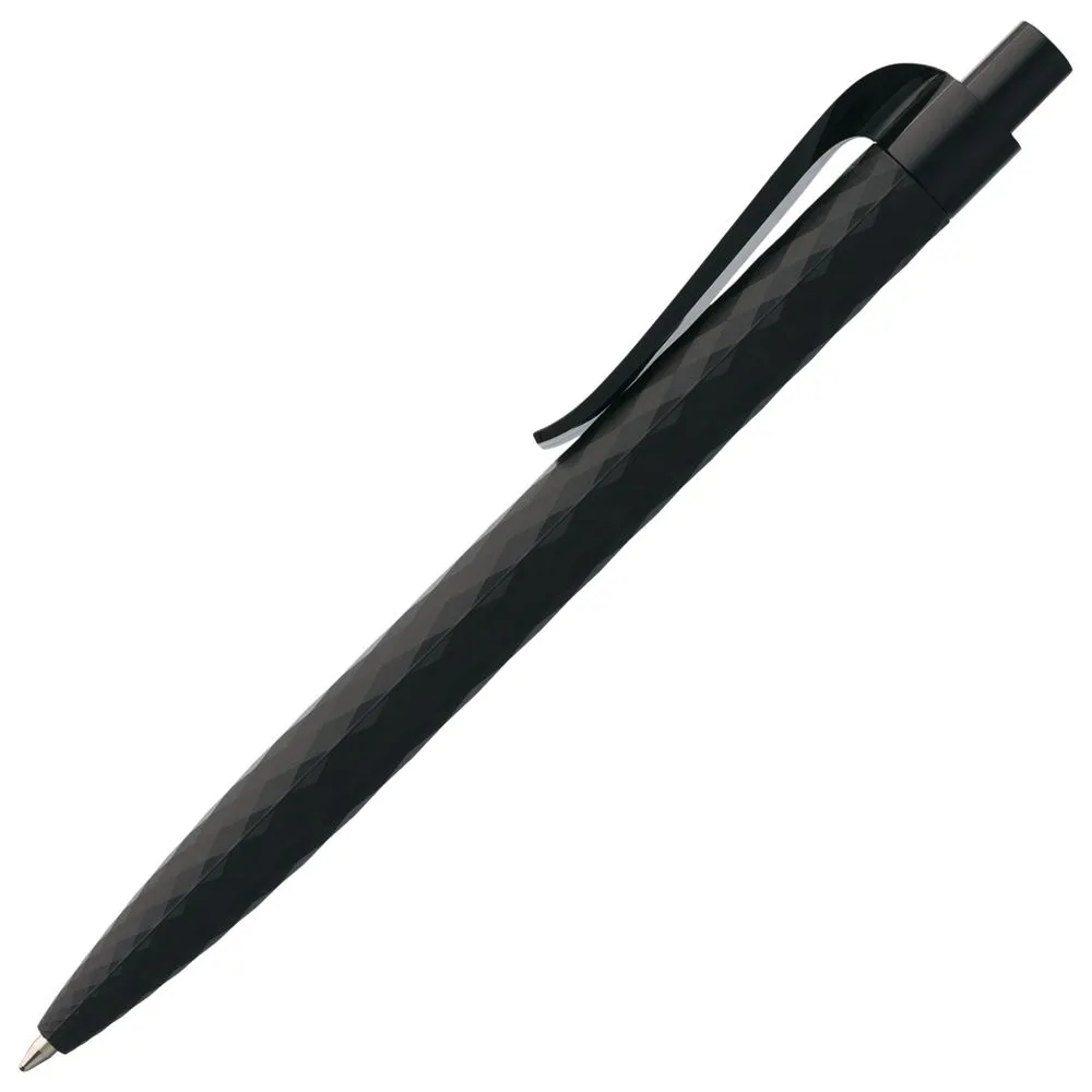 Ручка шариковая Prodir QS01 PRP-P Soft Touch, черная заказать онлайн с вашим дизайном на заказ в Москве и области